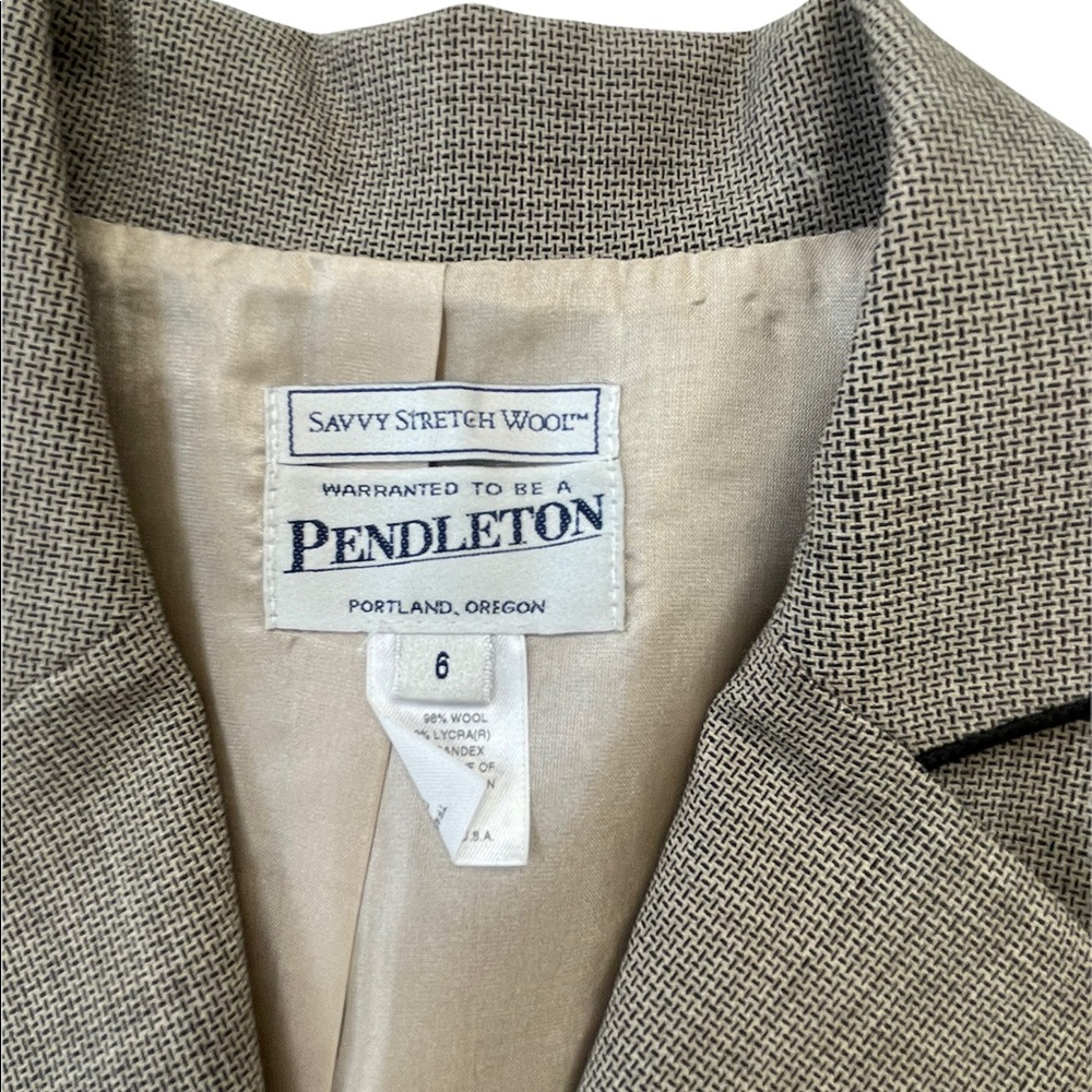 Classic Pendleton Gray Wool Savvy Stretch Ladies … - image 4